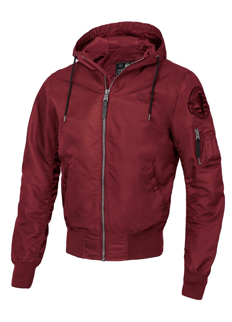 Men&#39;s hooded jacket Starwood II - Burgundy