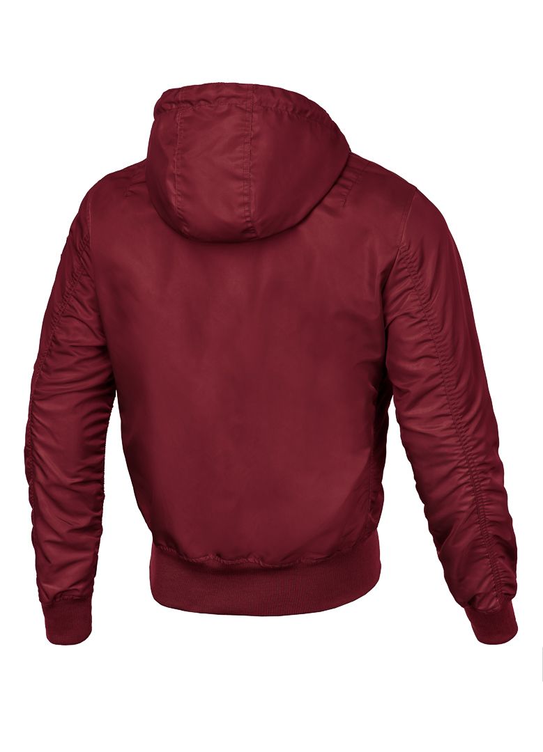 Men&#39;s hooded jacket Starwood II - Burgundy