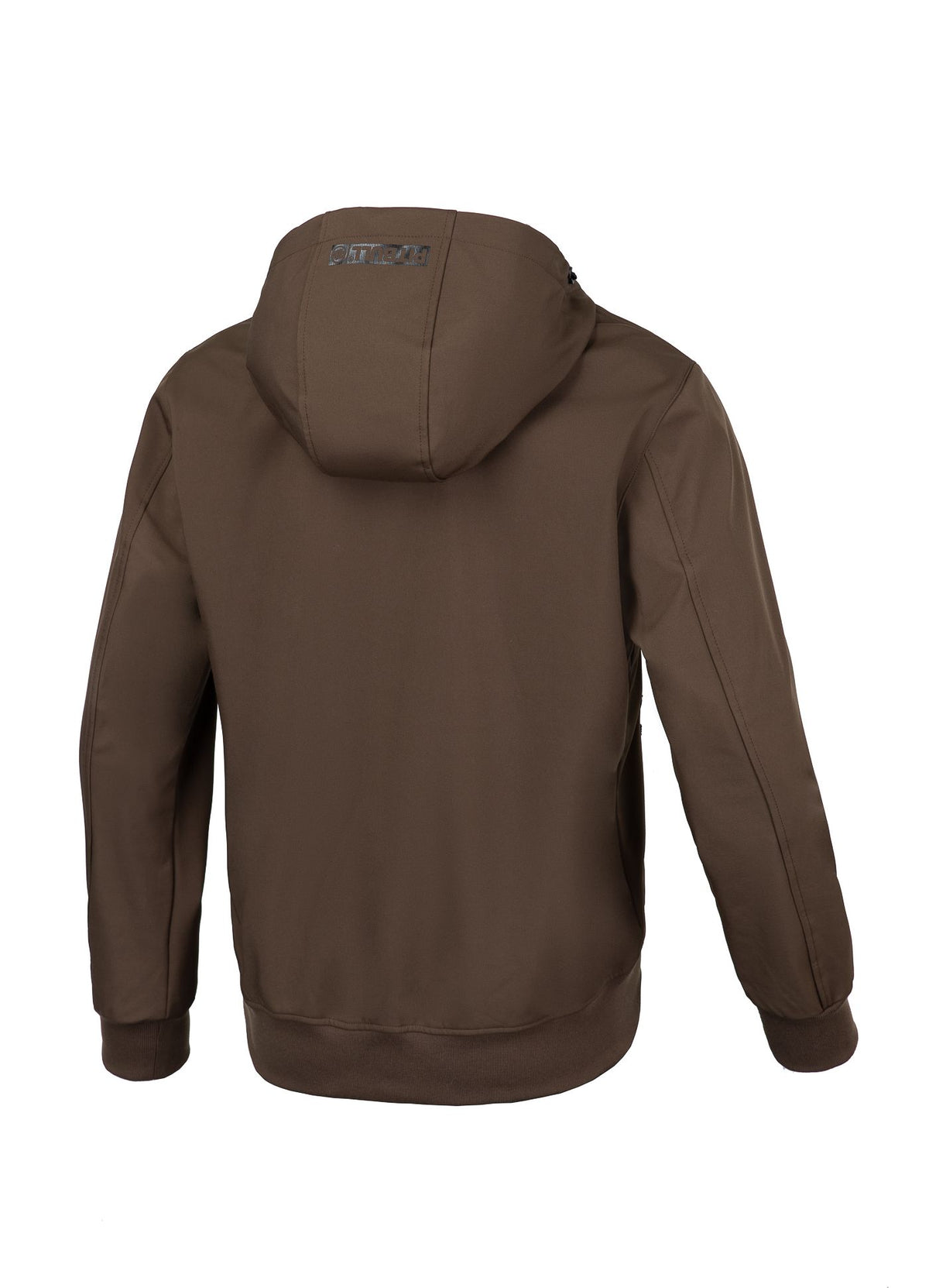 Men&#39;s hooded Softshell jacket Midway II - Dark brown