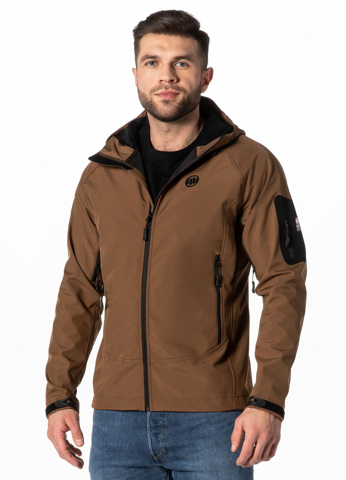 Men&#39;s hooded Softshell jacket Rockfish II