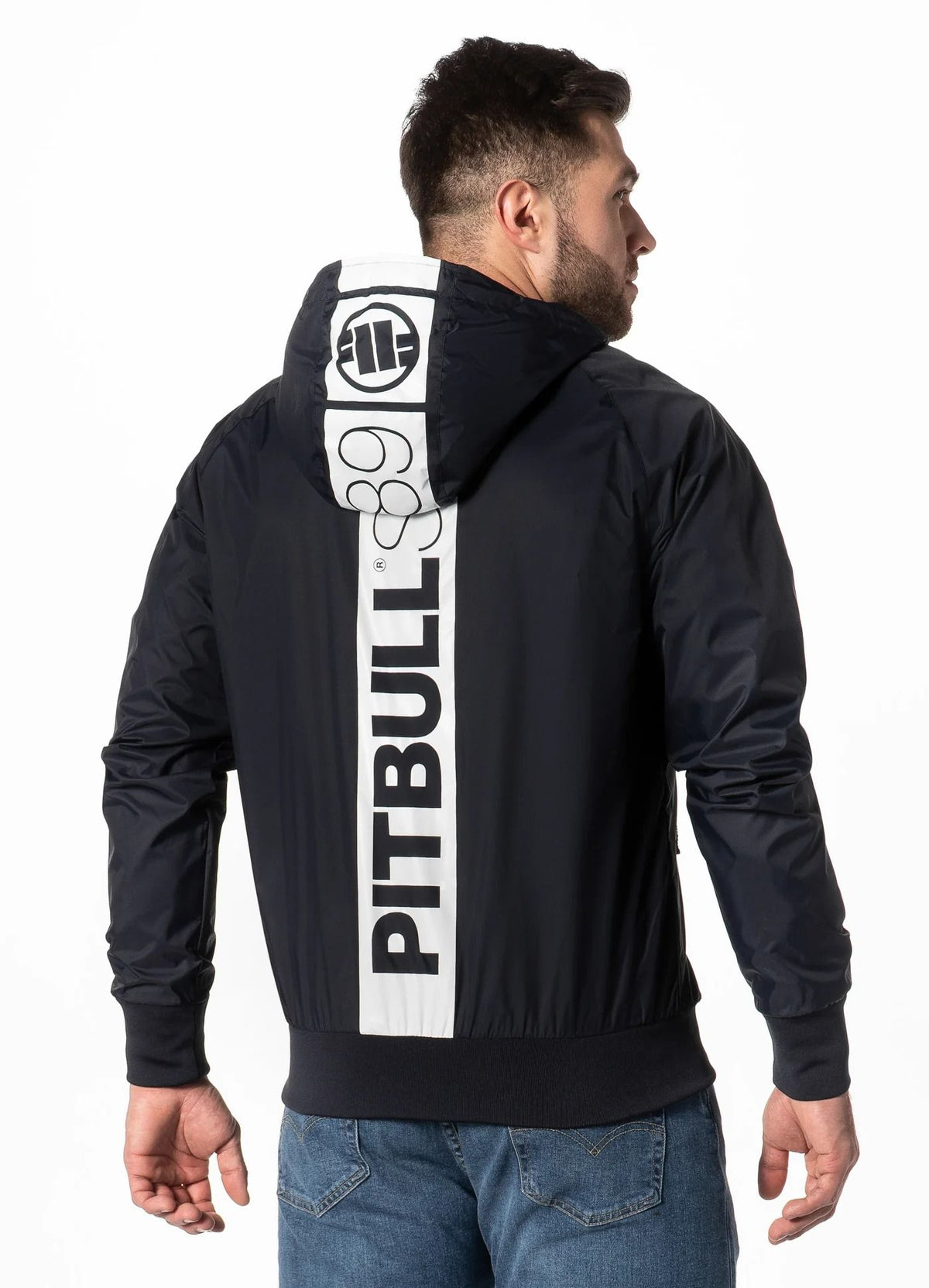 Men&#39;s hooded jacket Athletic Hilltop - Navy