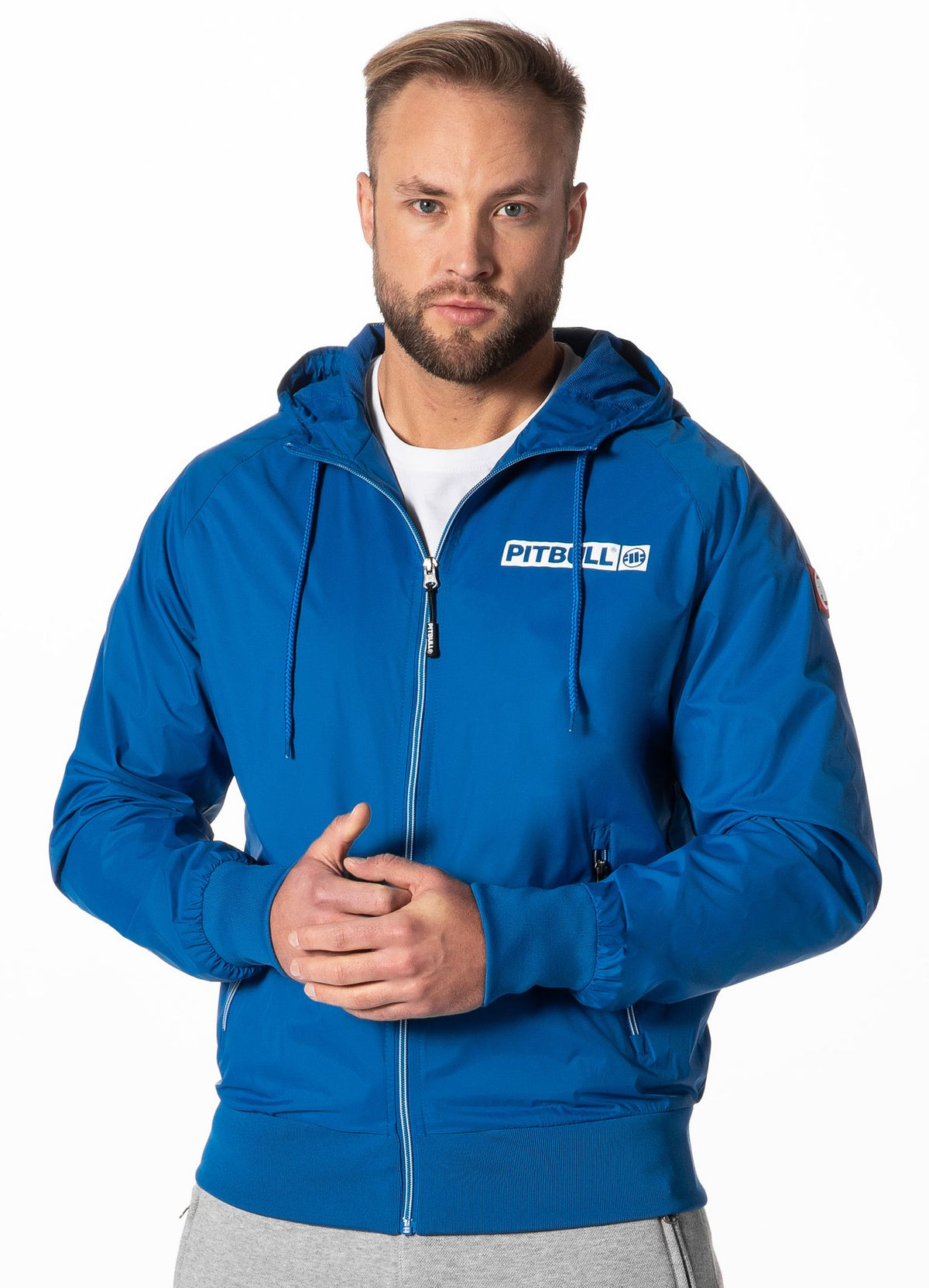 Men&#39;s hooded jacket Athletic Hilltop - Royal blue