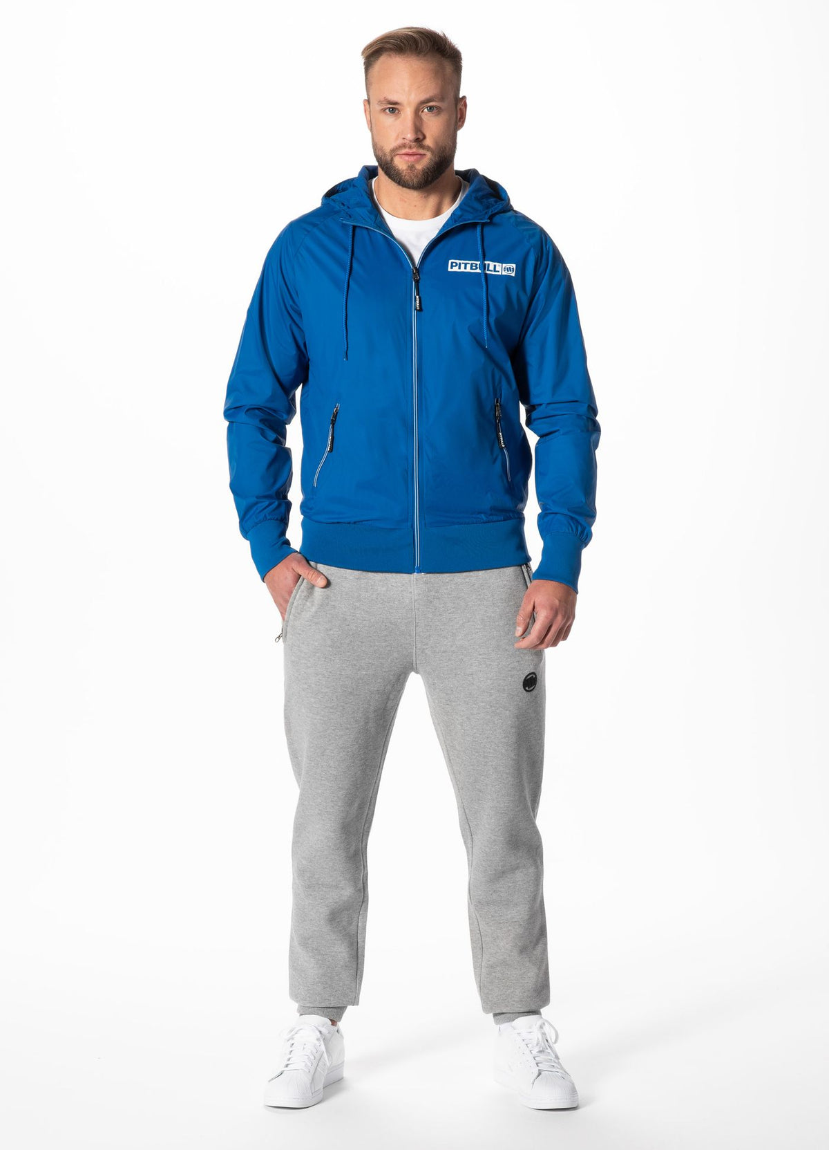 Men&#39;s hooded jacket Athletic Hilltop - Royal blue