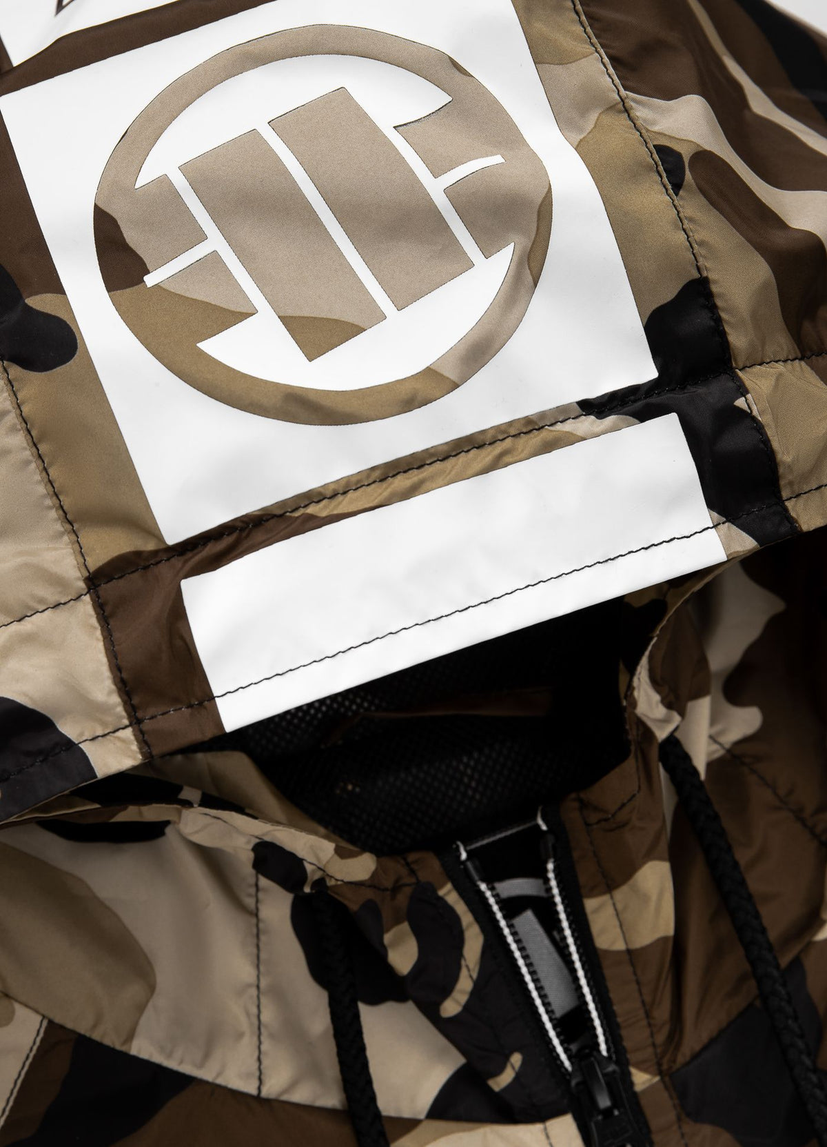 Men&#39;s hooded jacket Athletic Hilltop - Sand Camo
