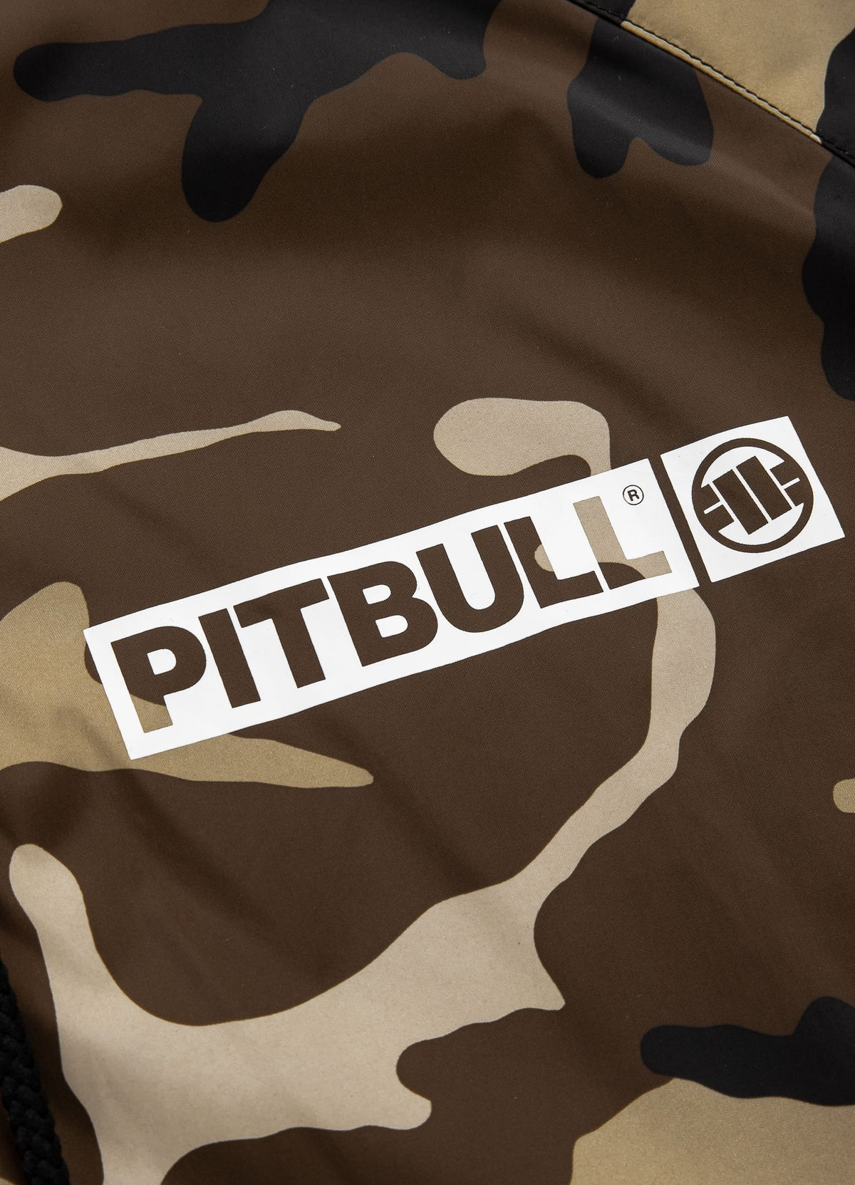 Men&#39;s hooded jacket Athletic Hilltop - Sand Camo