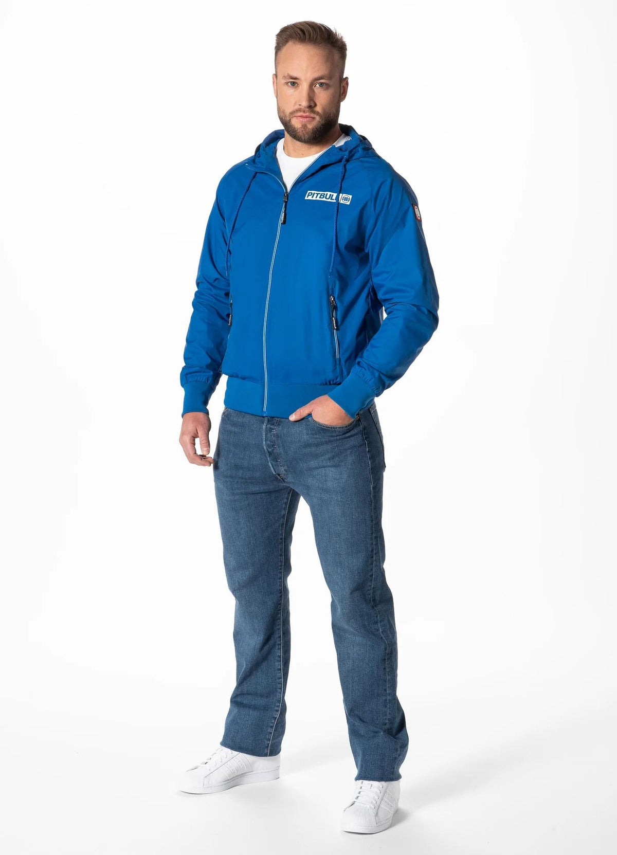 Men&#39;s transitional hooded jacket Athletic Logo