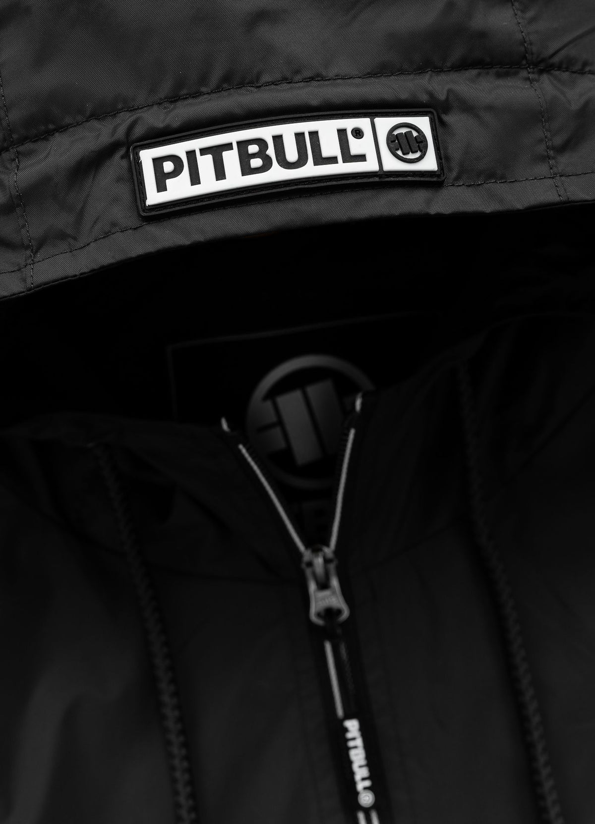 Men&#39;s hooded jacket Athletic Logo - Black