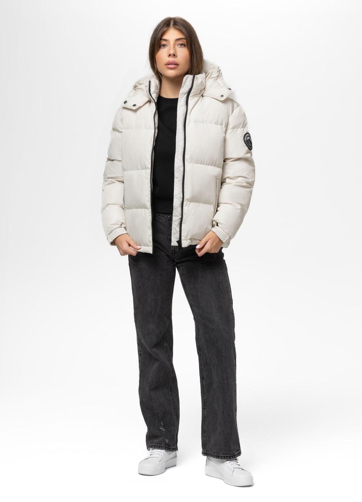 Women&#39;s winter hooded jacket Cleo