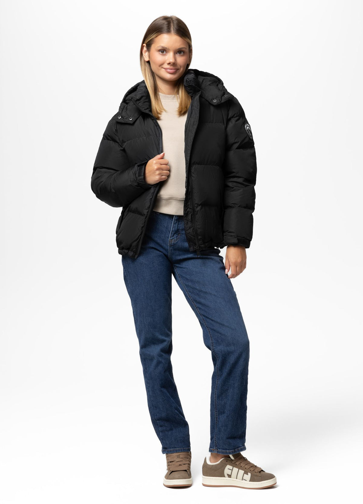 Women&#39;s winter hooded jacket Cleo