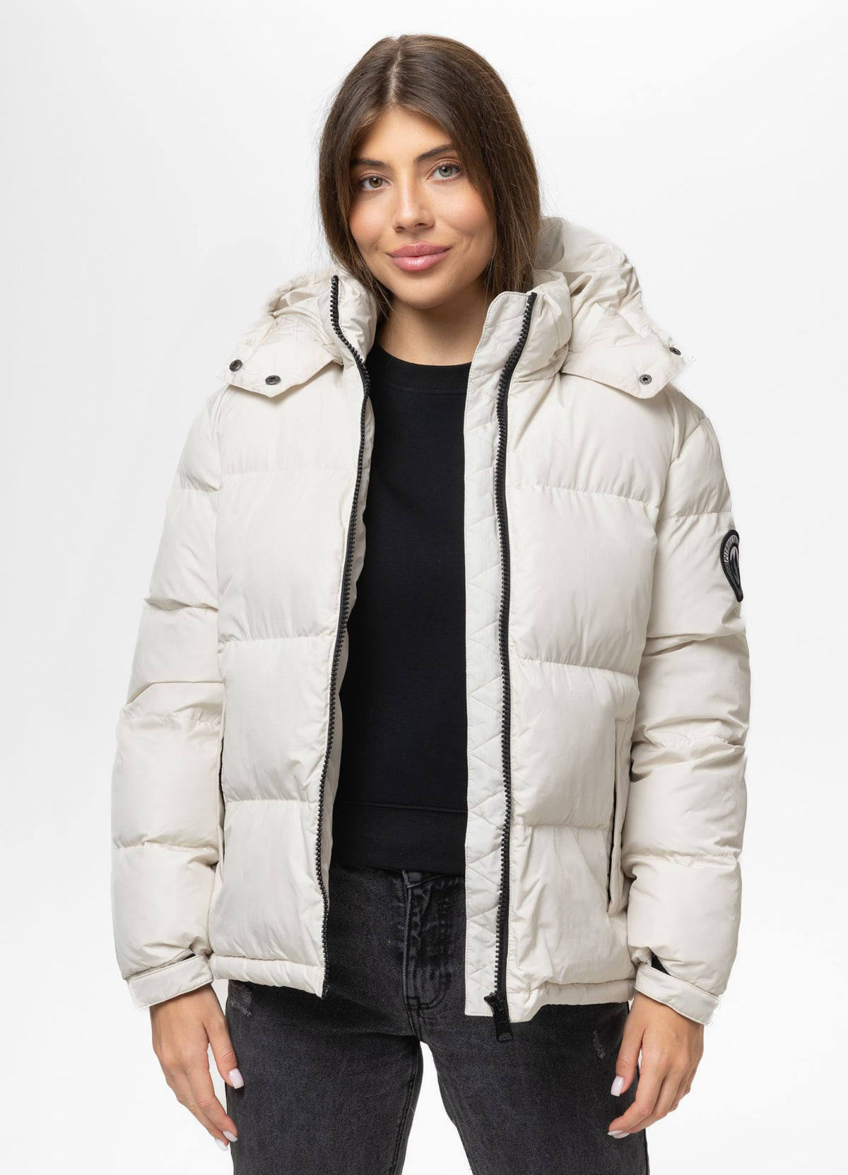 Women&#39;s winter hooded jacket Cleo