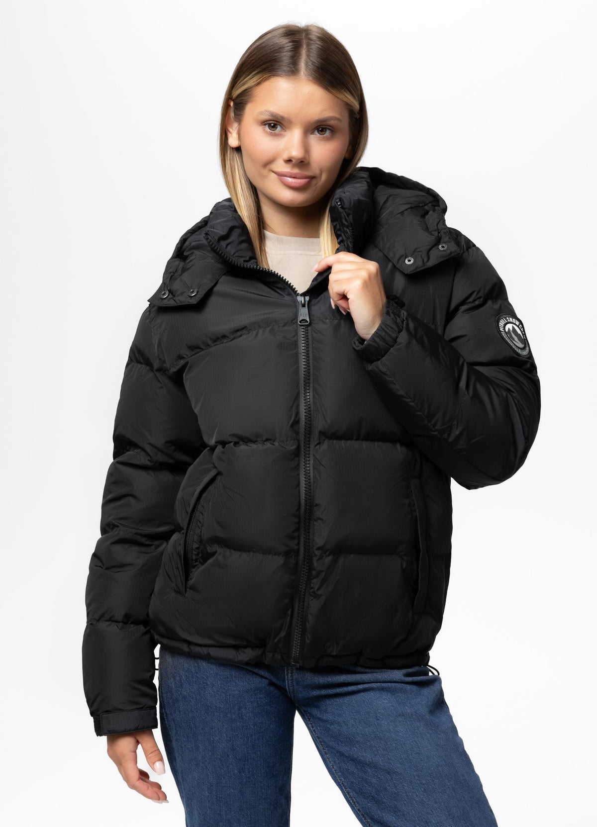 Women&#39;s winter hooded jacket Cleo
