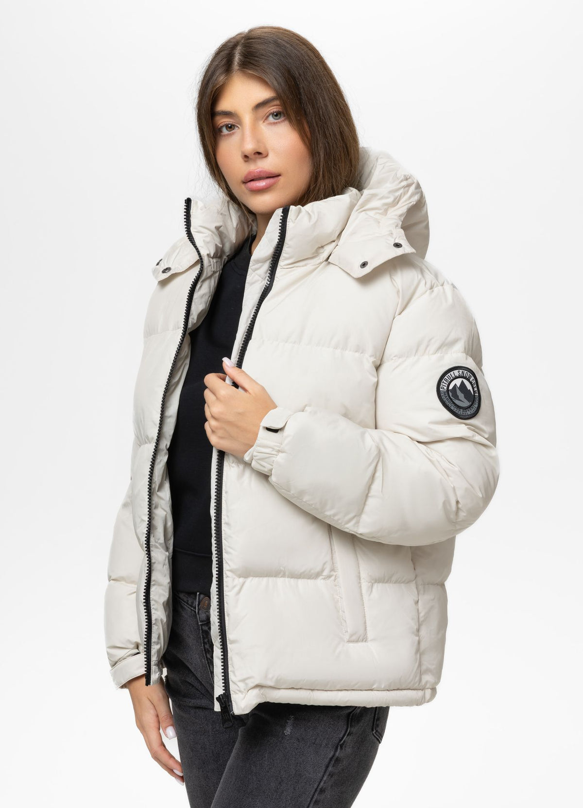 Women&#39;s winter hooded jacket Cleo