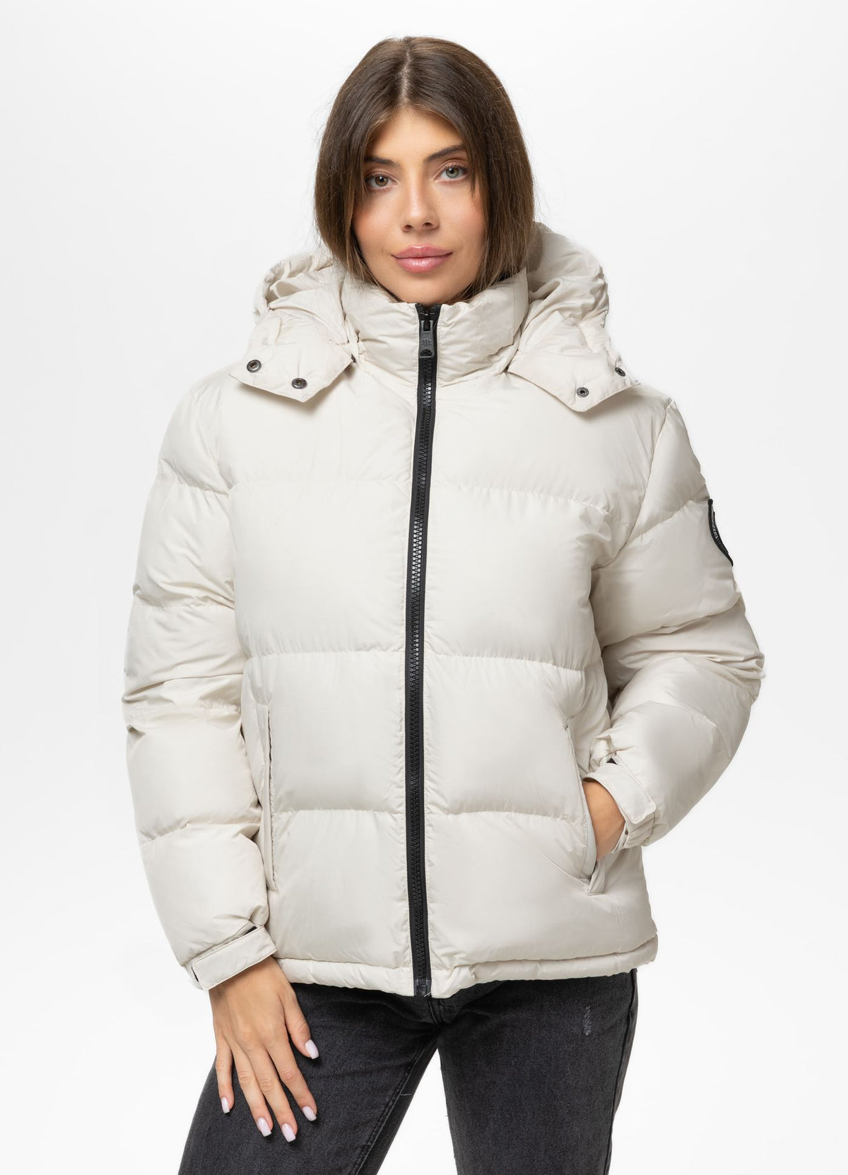 Women&#39;s winter hooded jacket Cleo
