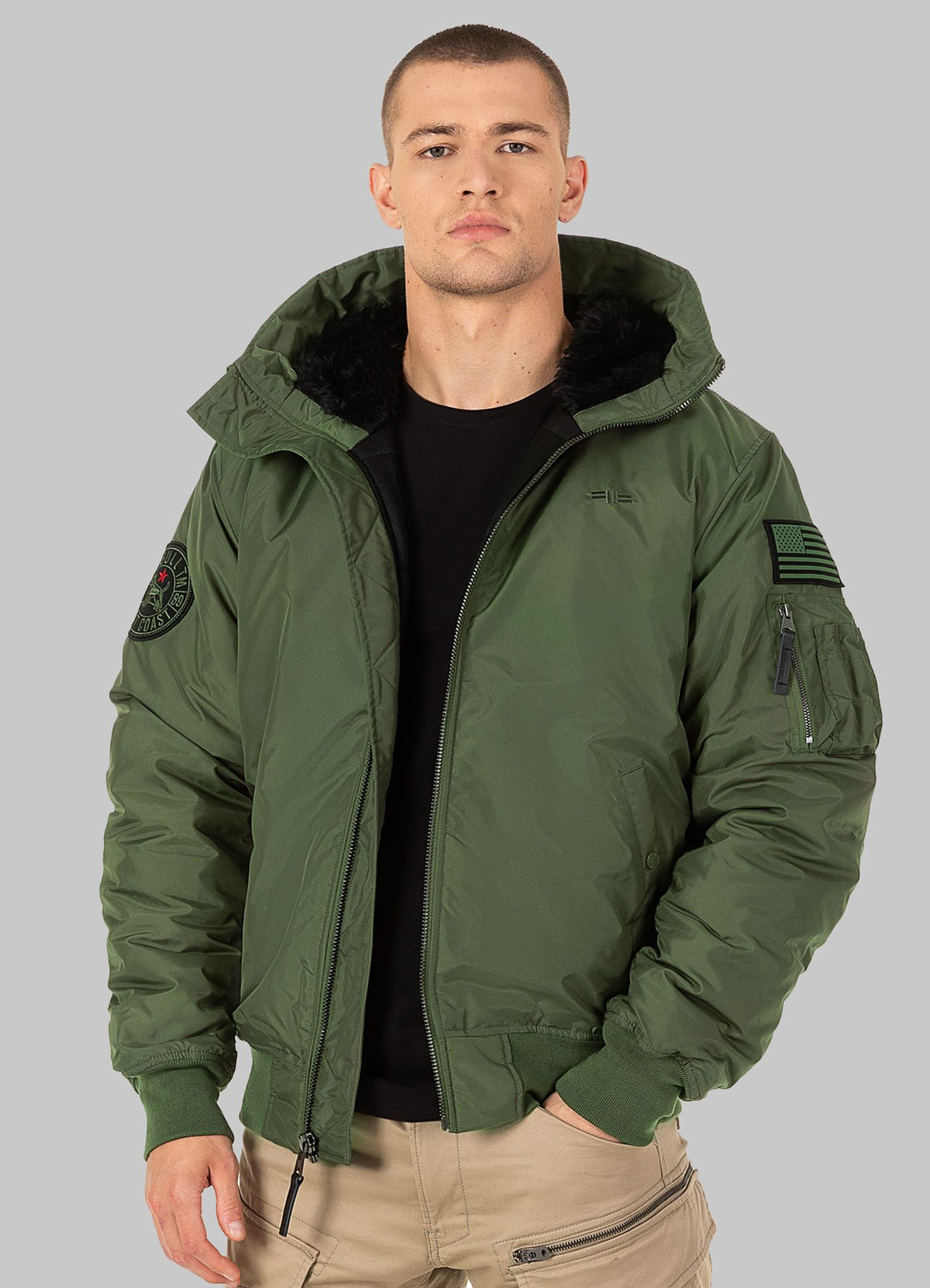 Men&#39;s winter hooded jacket Beejay II