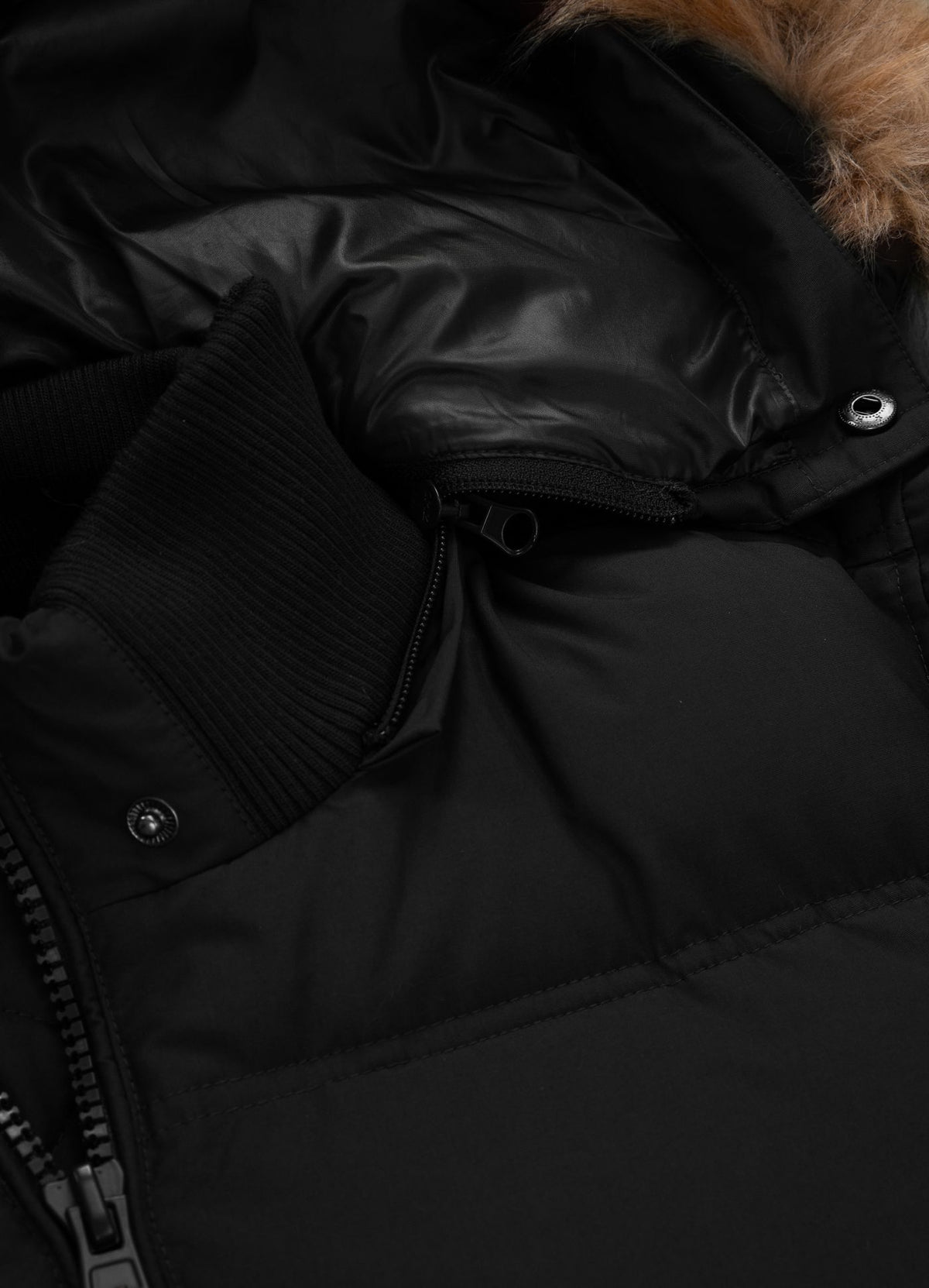 Men&#39;s winter hooded jacket Burnt