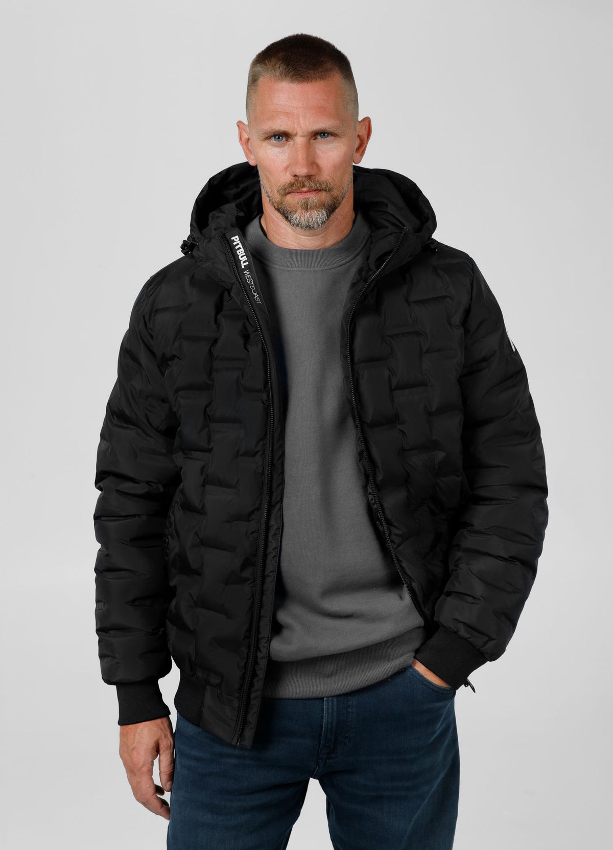 Men&#39;s winter hooded jacket Carver