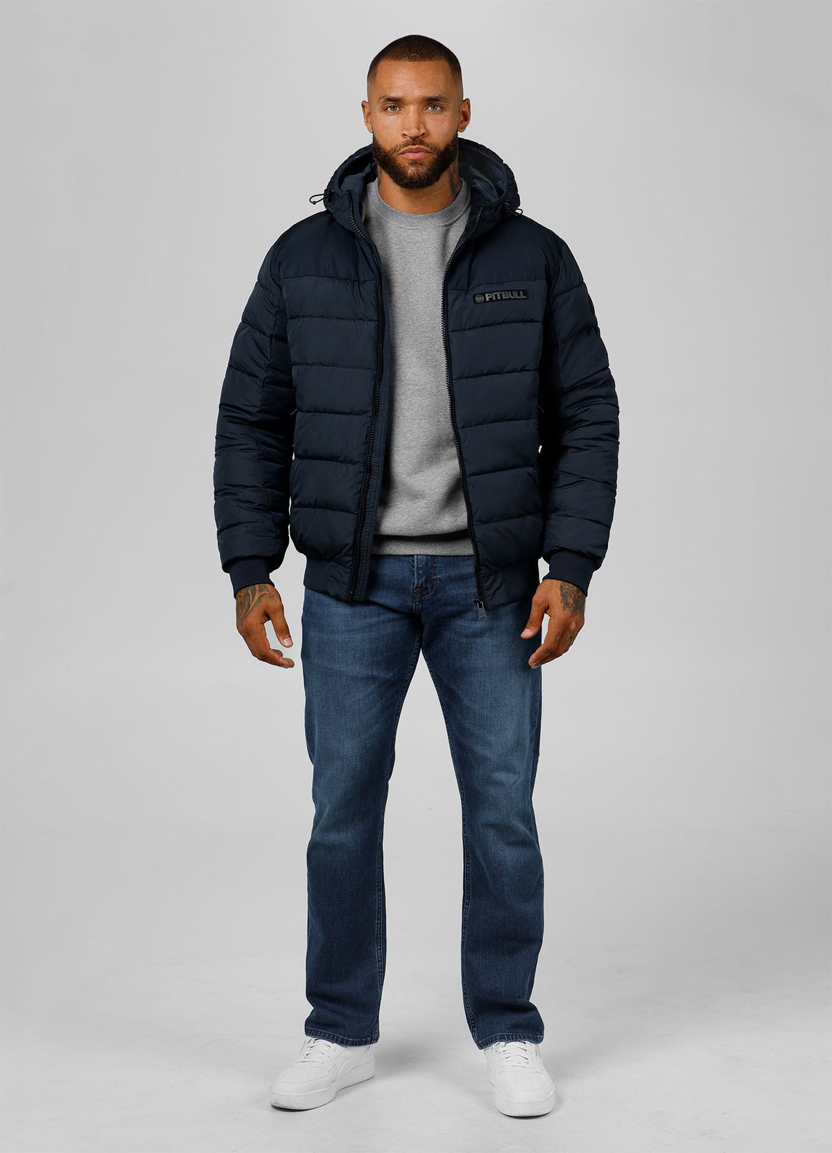 Quilted winter jacket with hood DILLON