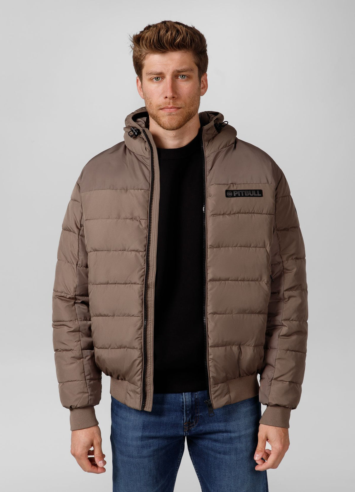 Quilted winter jacket with hood DILLON