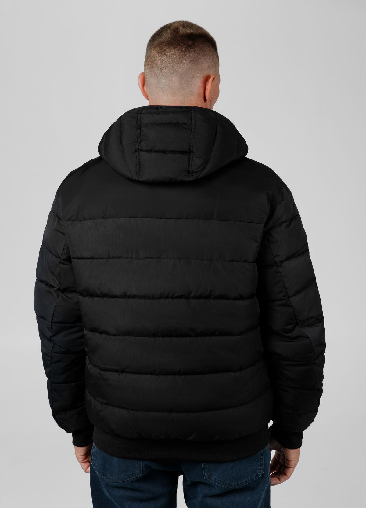 Quilted winter jacket with hood DILLON