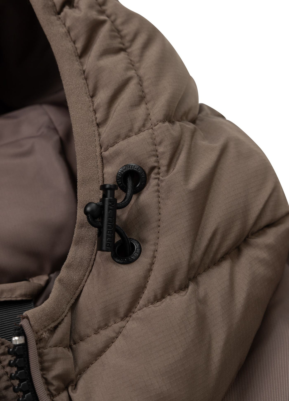 Quilted winter jacket with hood DILLON