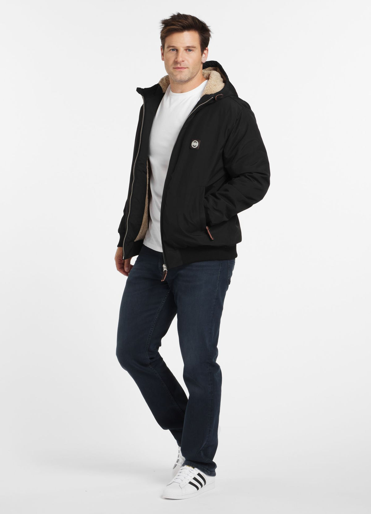 Men&#39;s winter hooded jacket Elkwood III