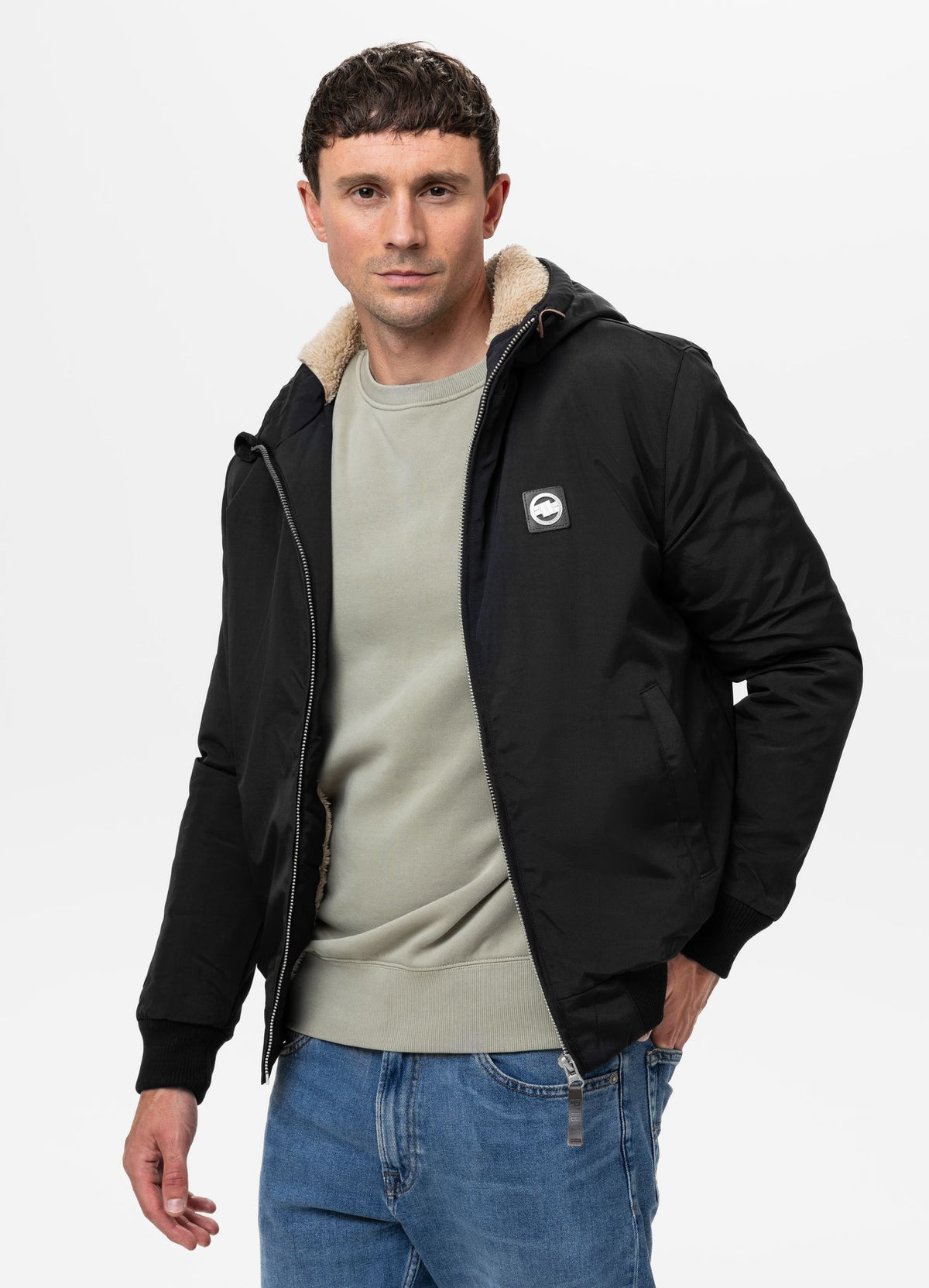Men&#39;s winter hooded jacket Elkwood III