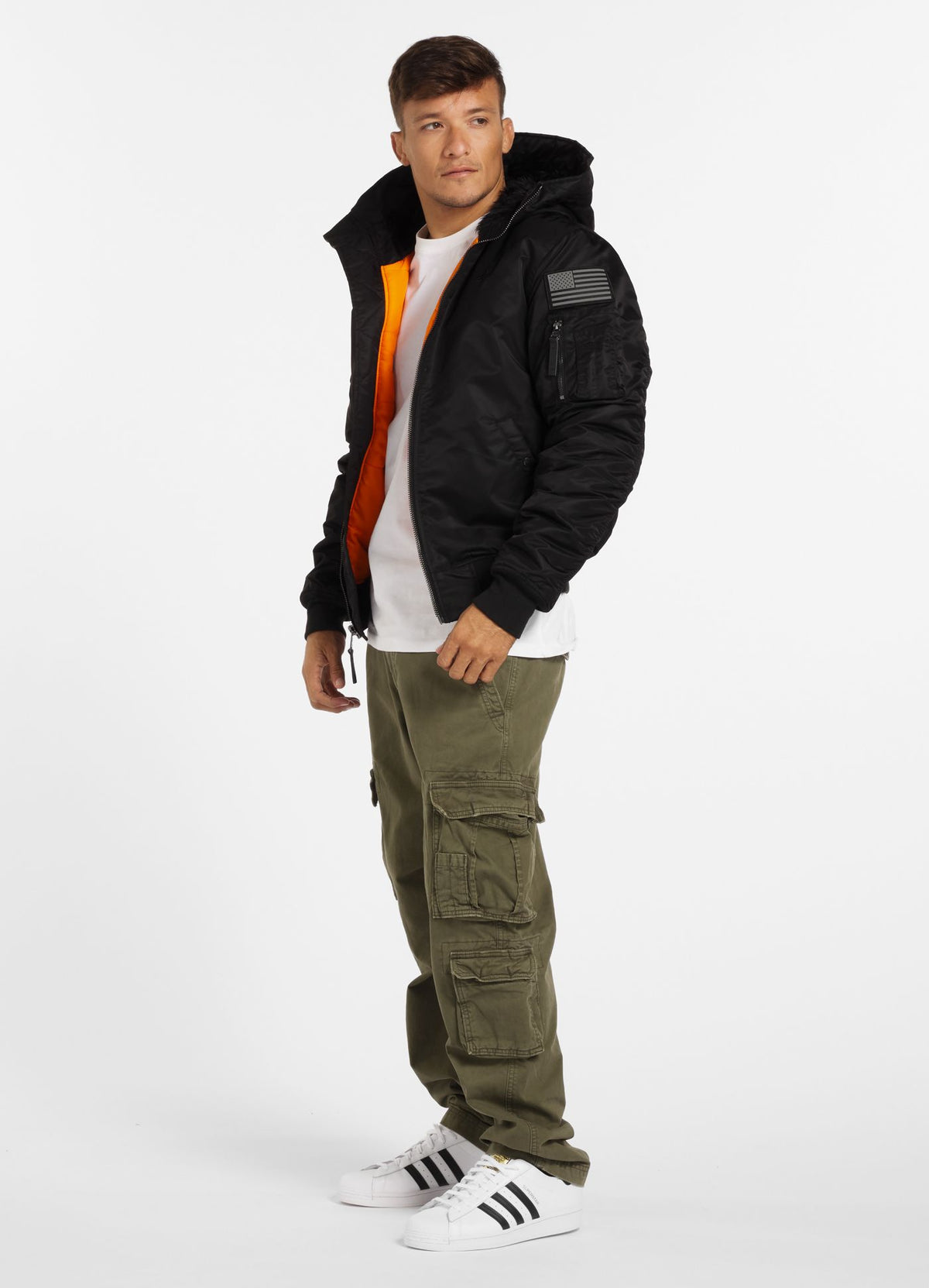 Men&#39;s winter hooded jacket Encino