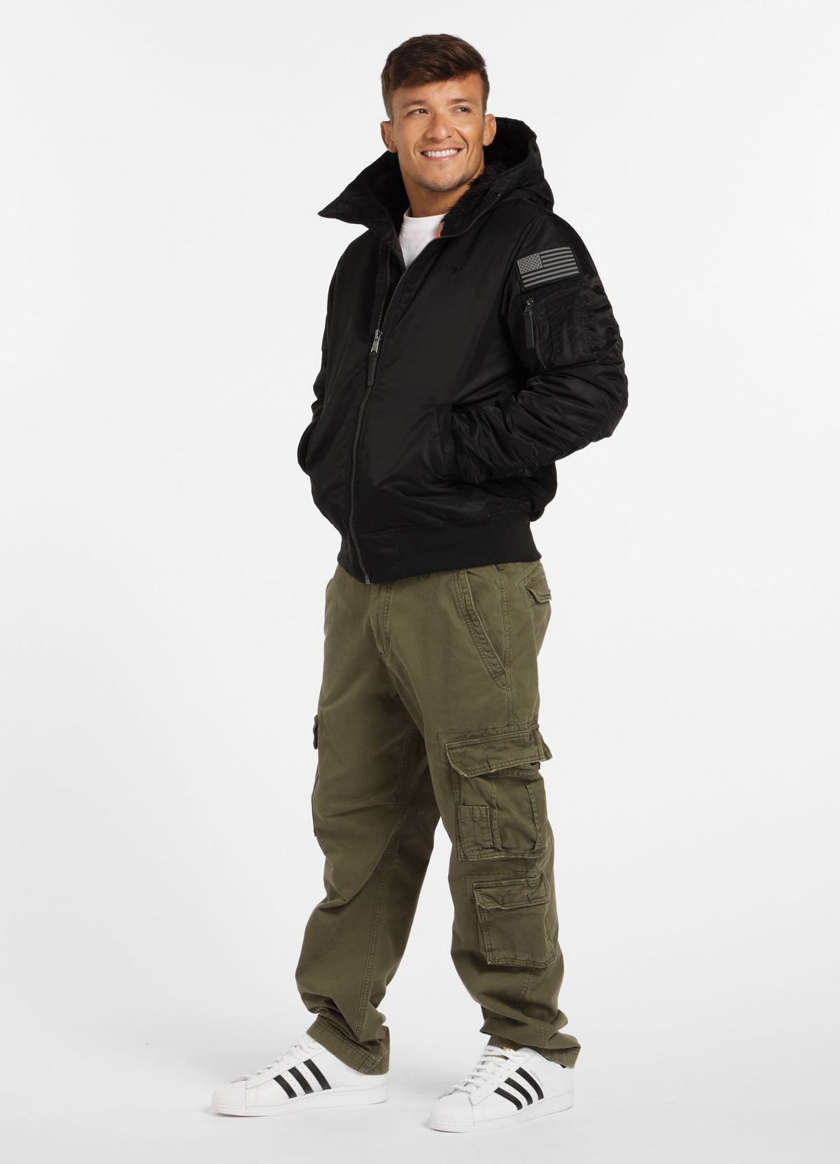 Men&#39;s winter hooded jacket Encino