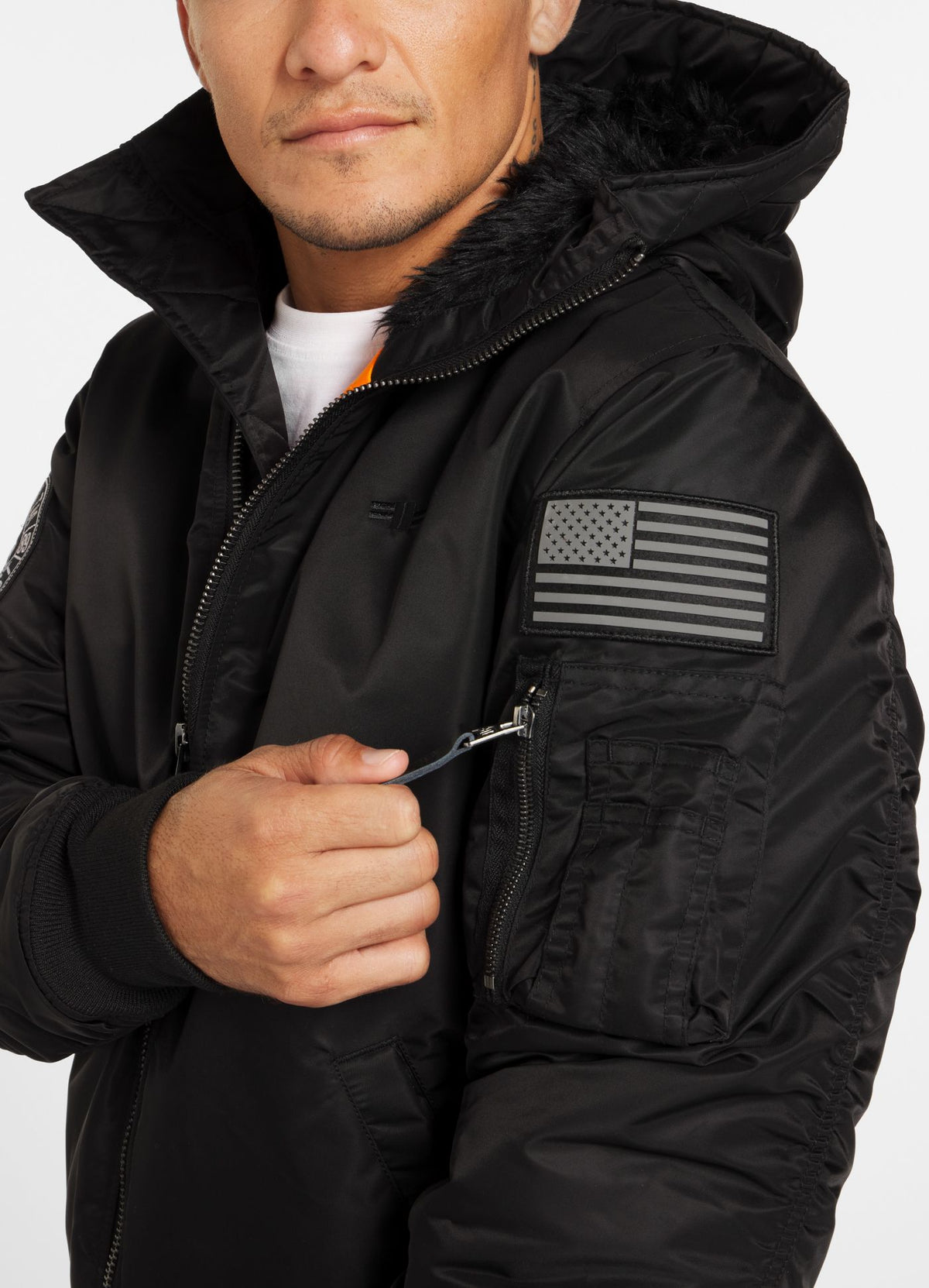 Men&#39;s winter hooded jacket Encino