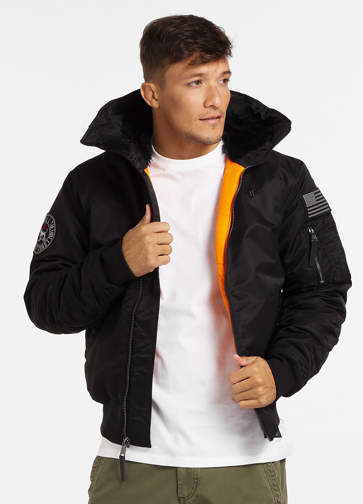 Men&#39;s winter hooded jacket Encino