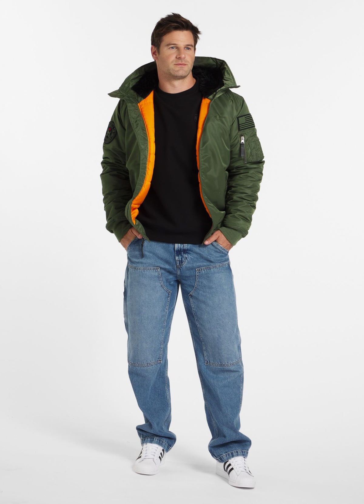 Men&#39;s winter hooded jacket Encino