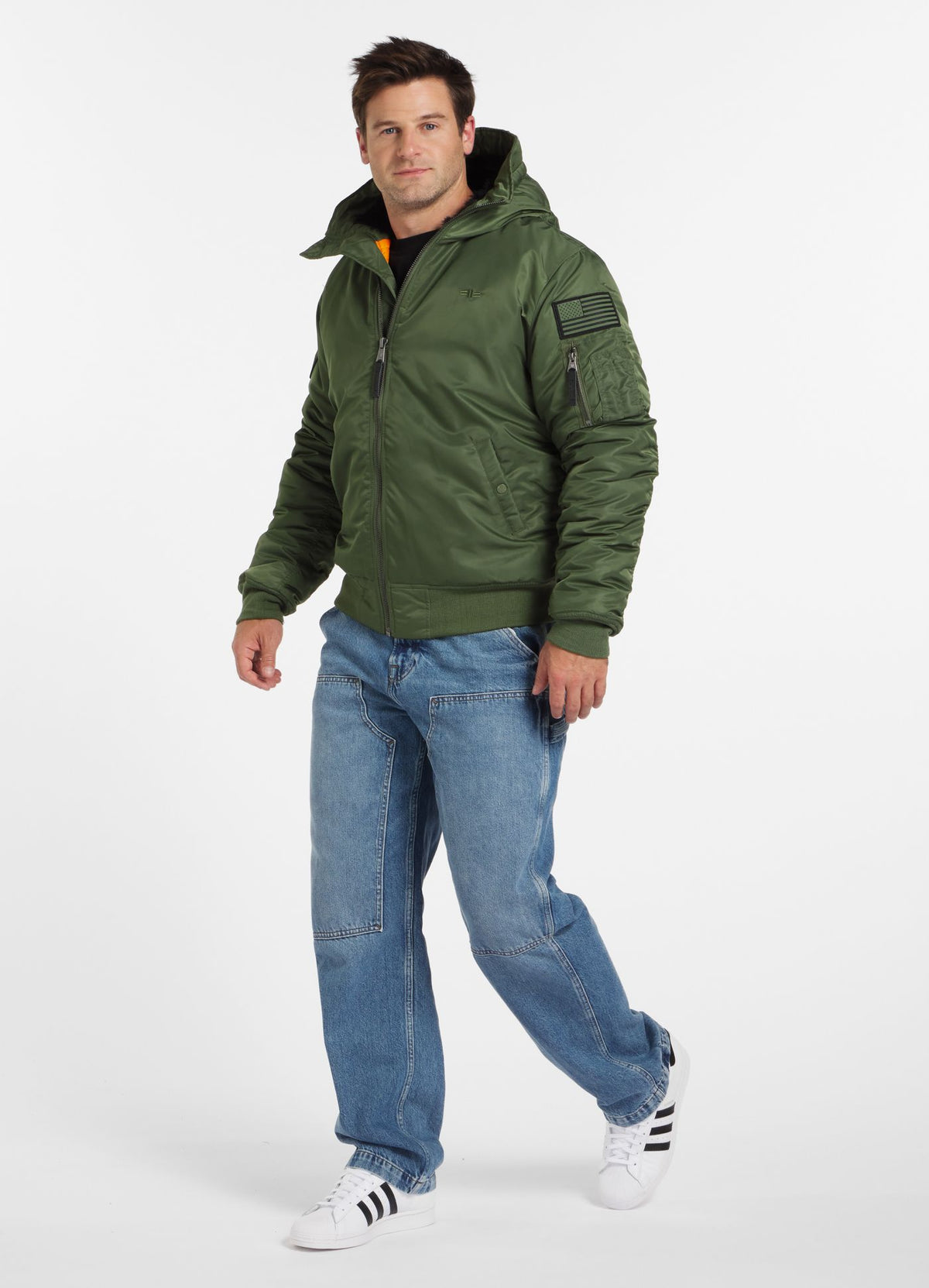 Men&#39;s winter hooded jacket Encino