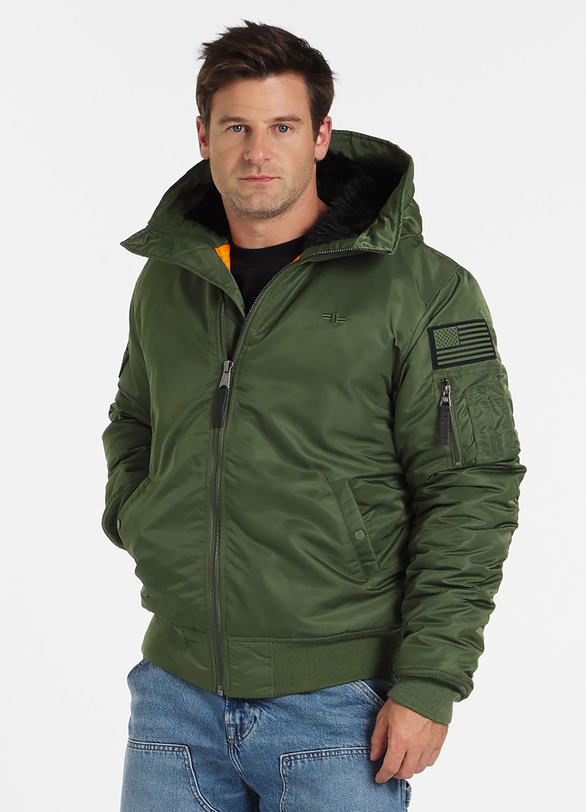 Men&#39;s winter hooded jacket Encino