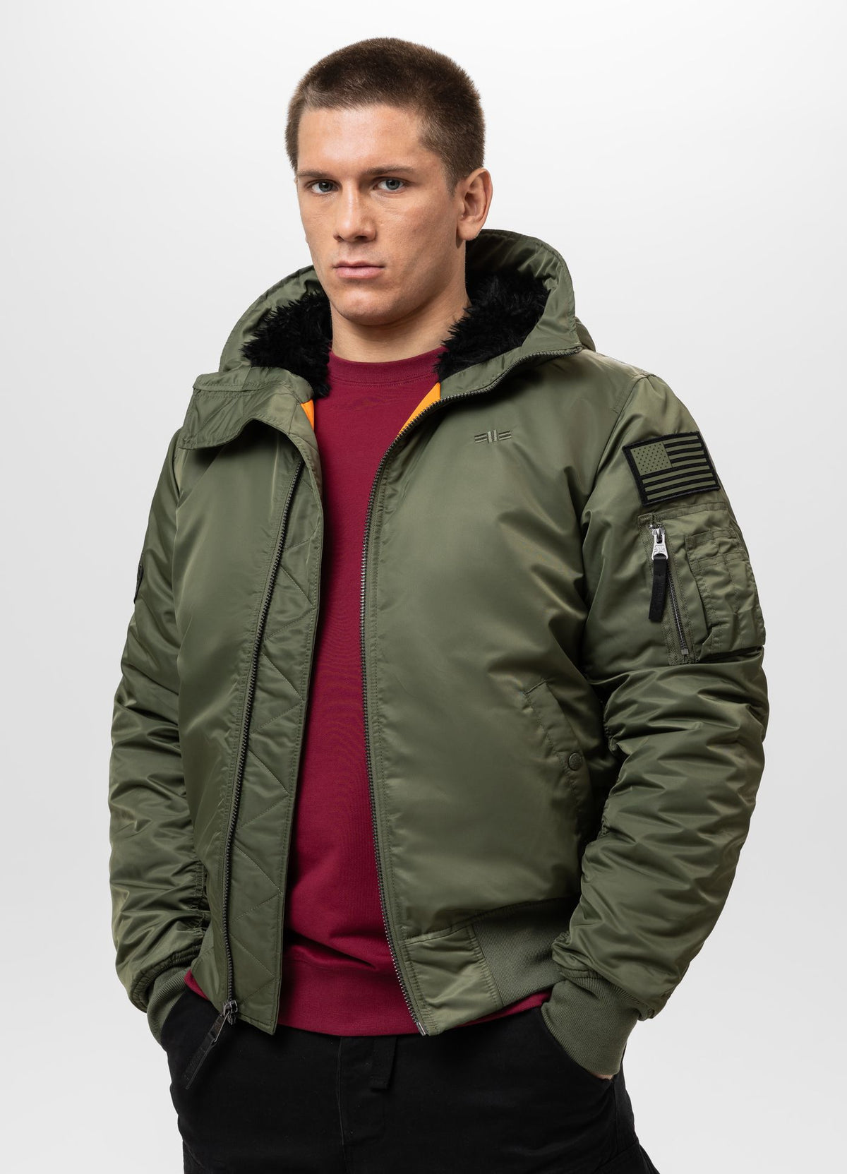 Men&#39;s winter hooded jacket Encino