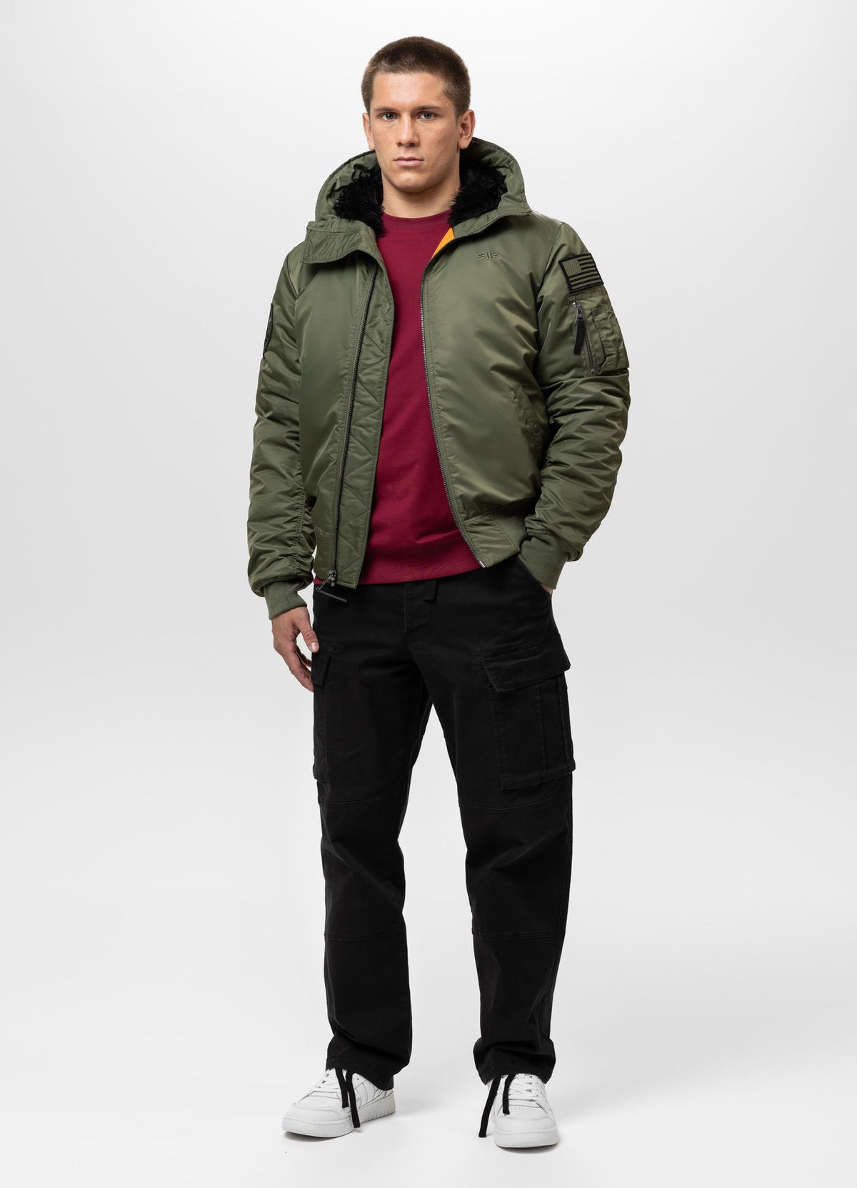 Men&#39;s winter hooded jacket Encino