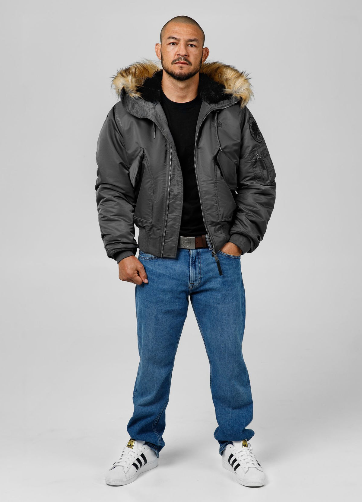 Men's winter hooded jacket Harvest