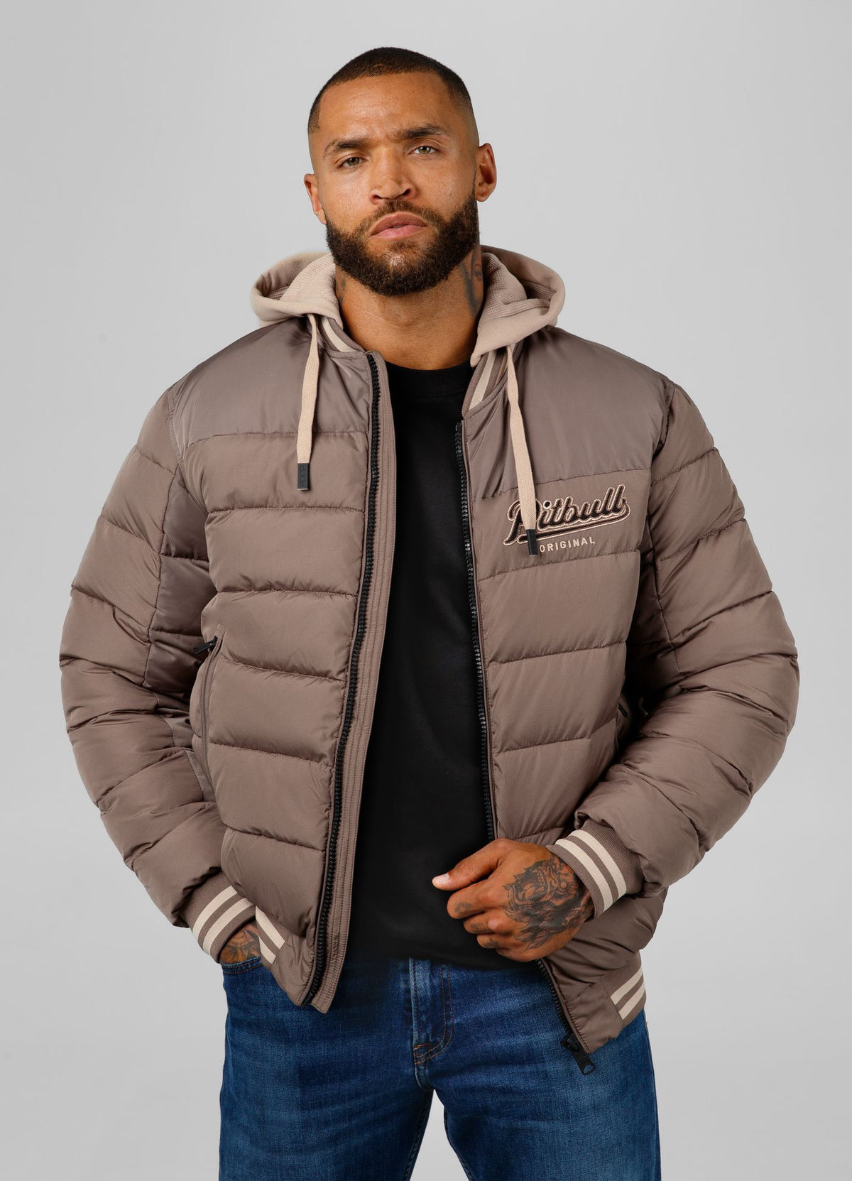 Men&#39;s winter hooded jacket Hidden