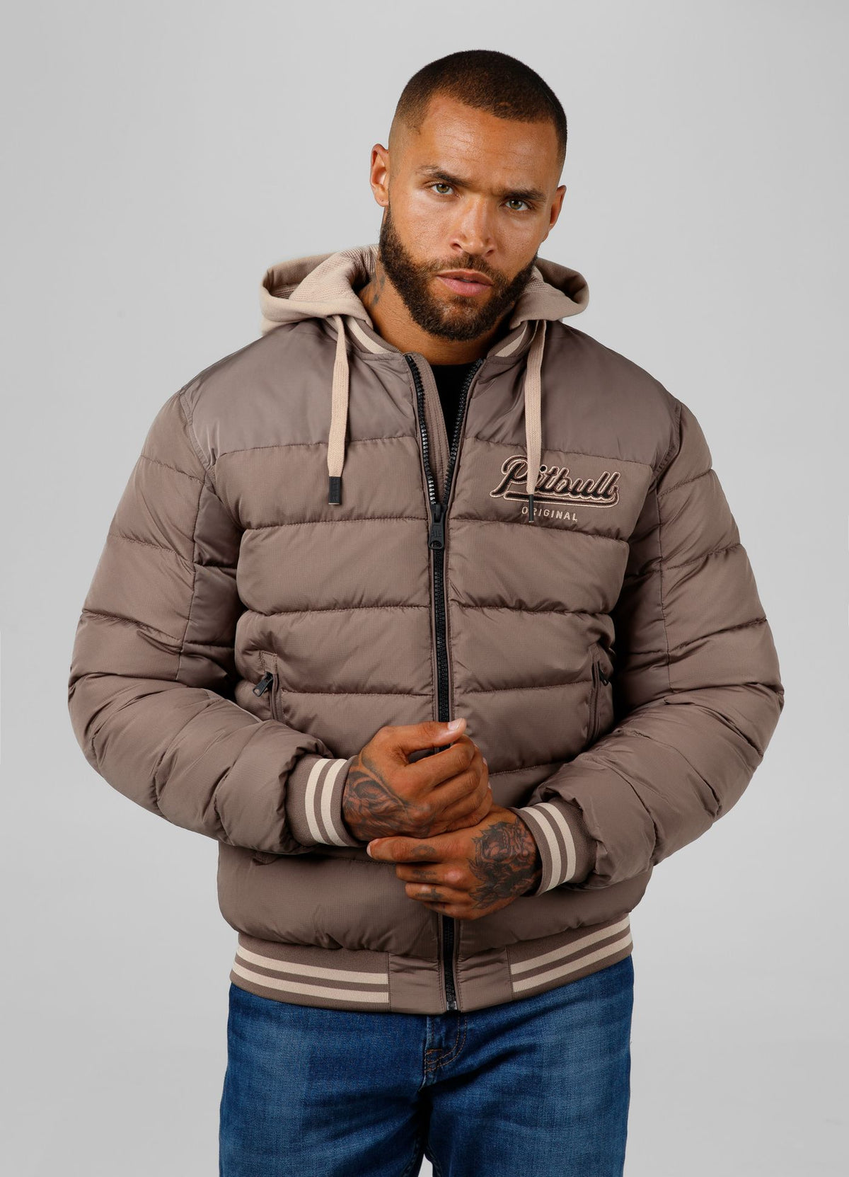 Men&#39;s winter hooded jacket Hidden