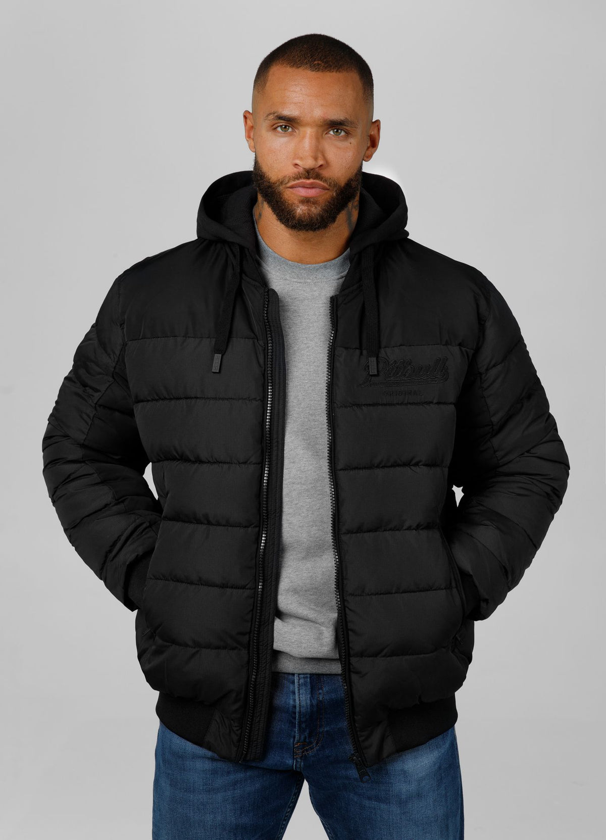 Men&#39;s winter hooded jacket Hidden