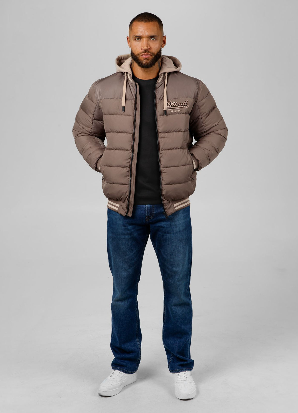 Men&#39;s winter hooded jacket Hidden