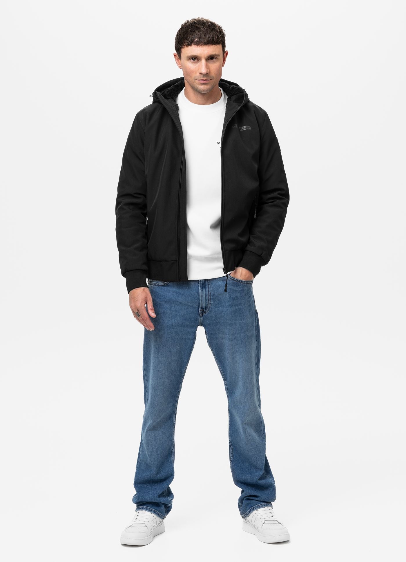Buy Winter hooded softshell jacket MIDWAY | Pitbull Store