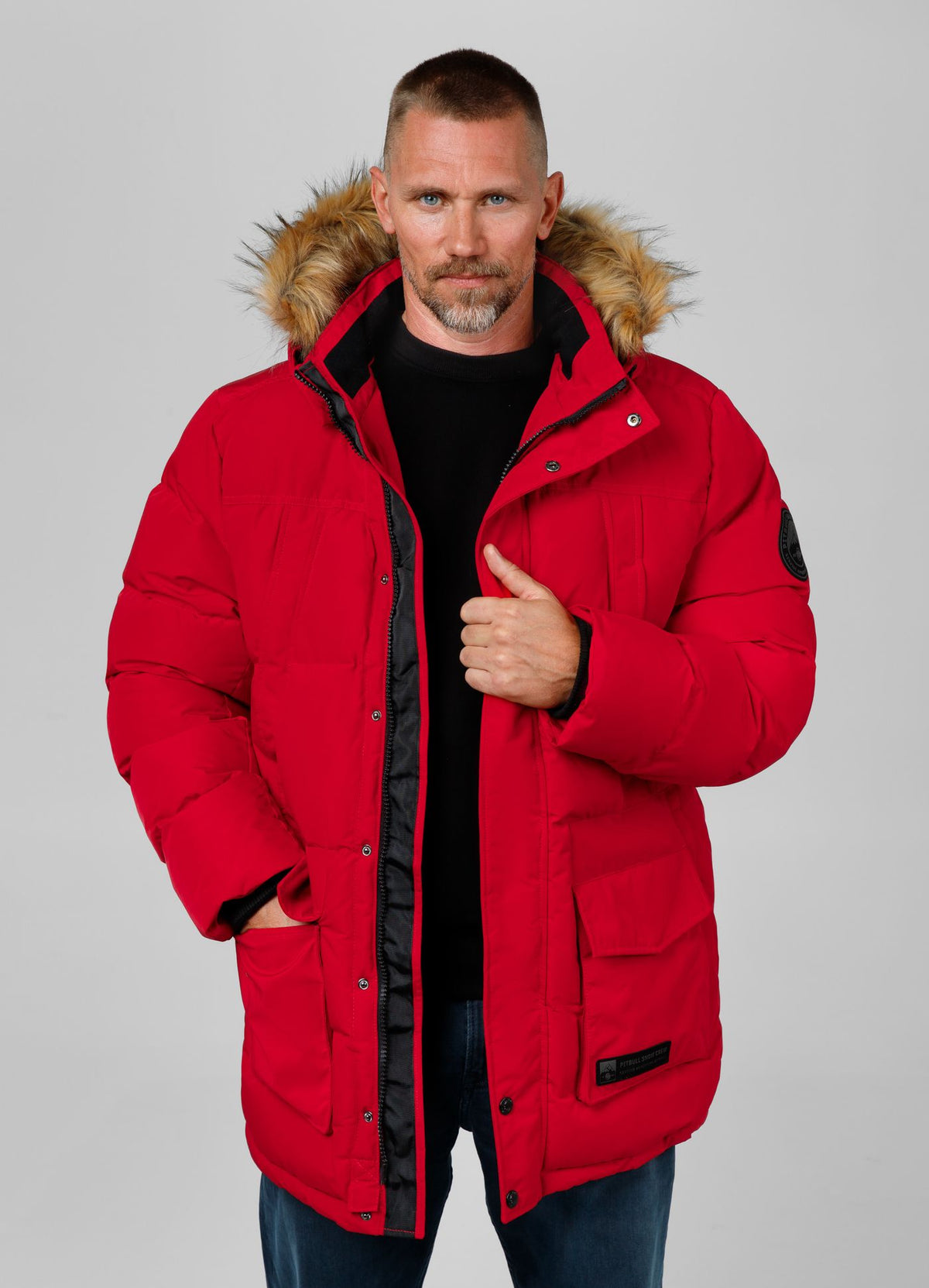 Men&#39;s winter  hooded parka jacket Forest