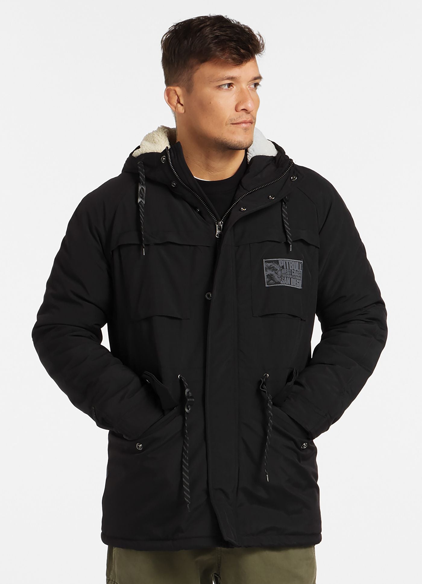 Men's winter  hooded parka jacket Gunner