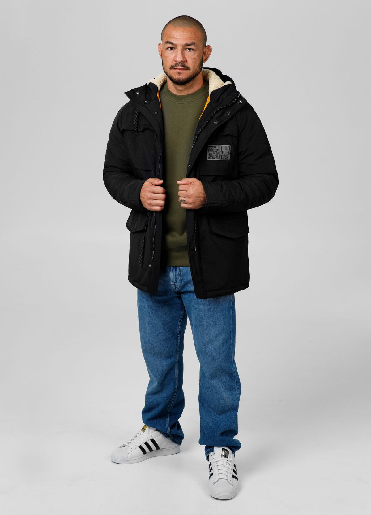 Men&#39;s winter  hooded parka jacket Gunner