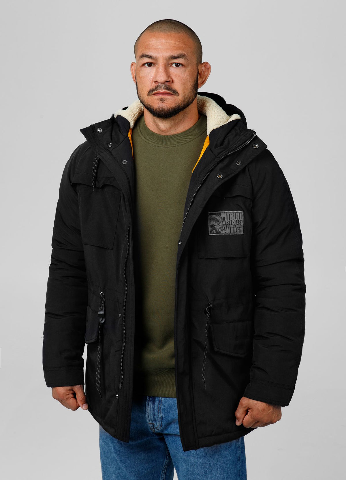 Men&#39;s winter  hooded parka jacket Gunner