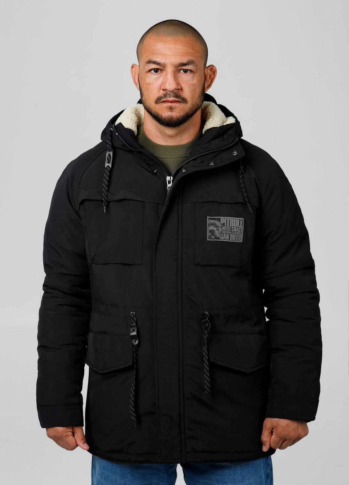 Men&#39;s winter  hooded parka jacket Gunner