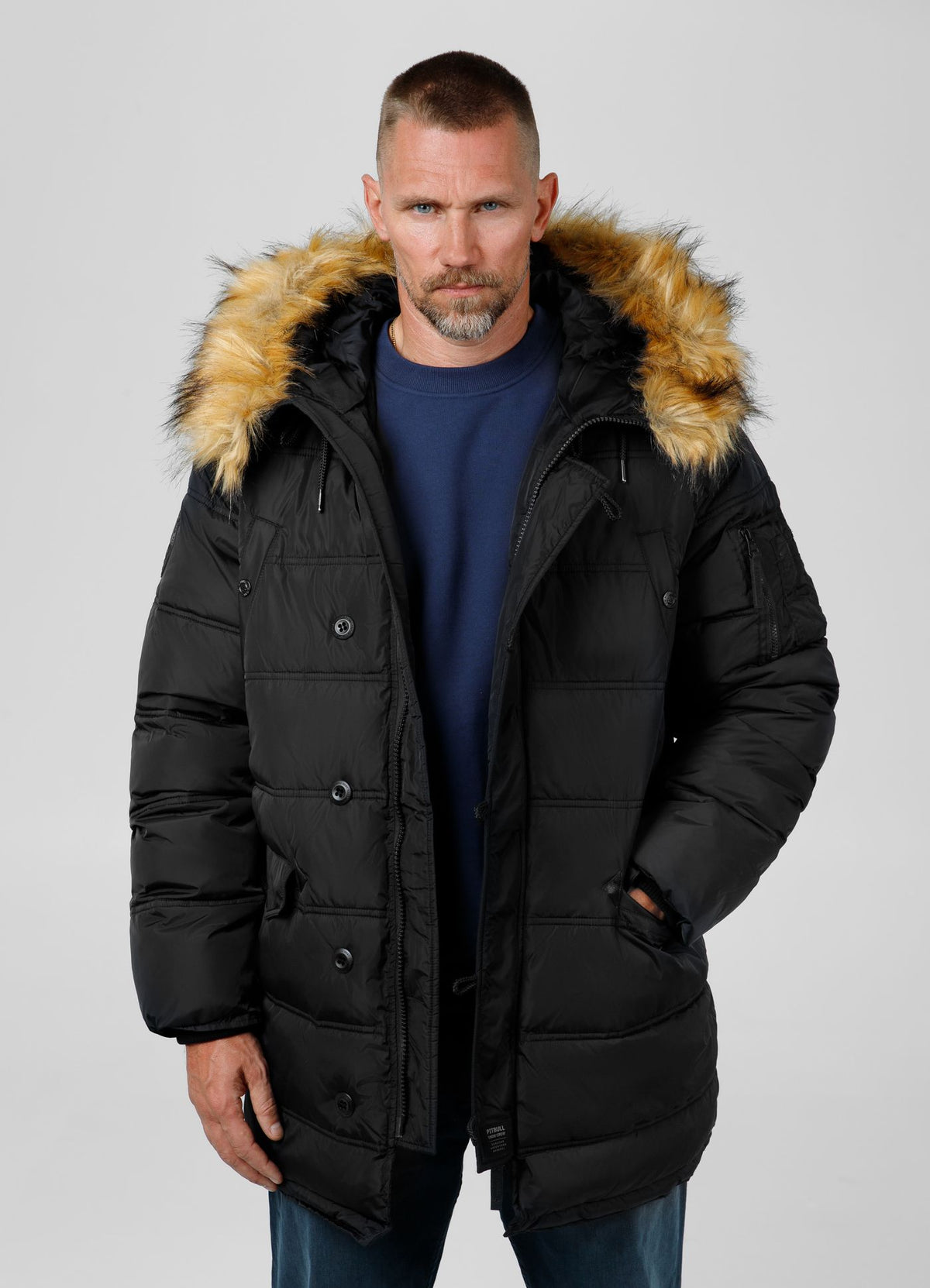 Quilted winter parka jacket with hood KINGSTON II