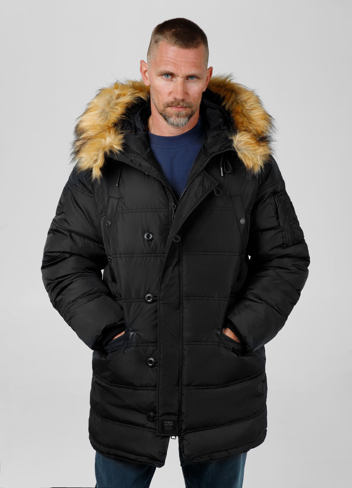 Quilted winter parka jacket with hood KINGSTON II