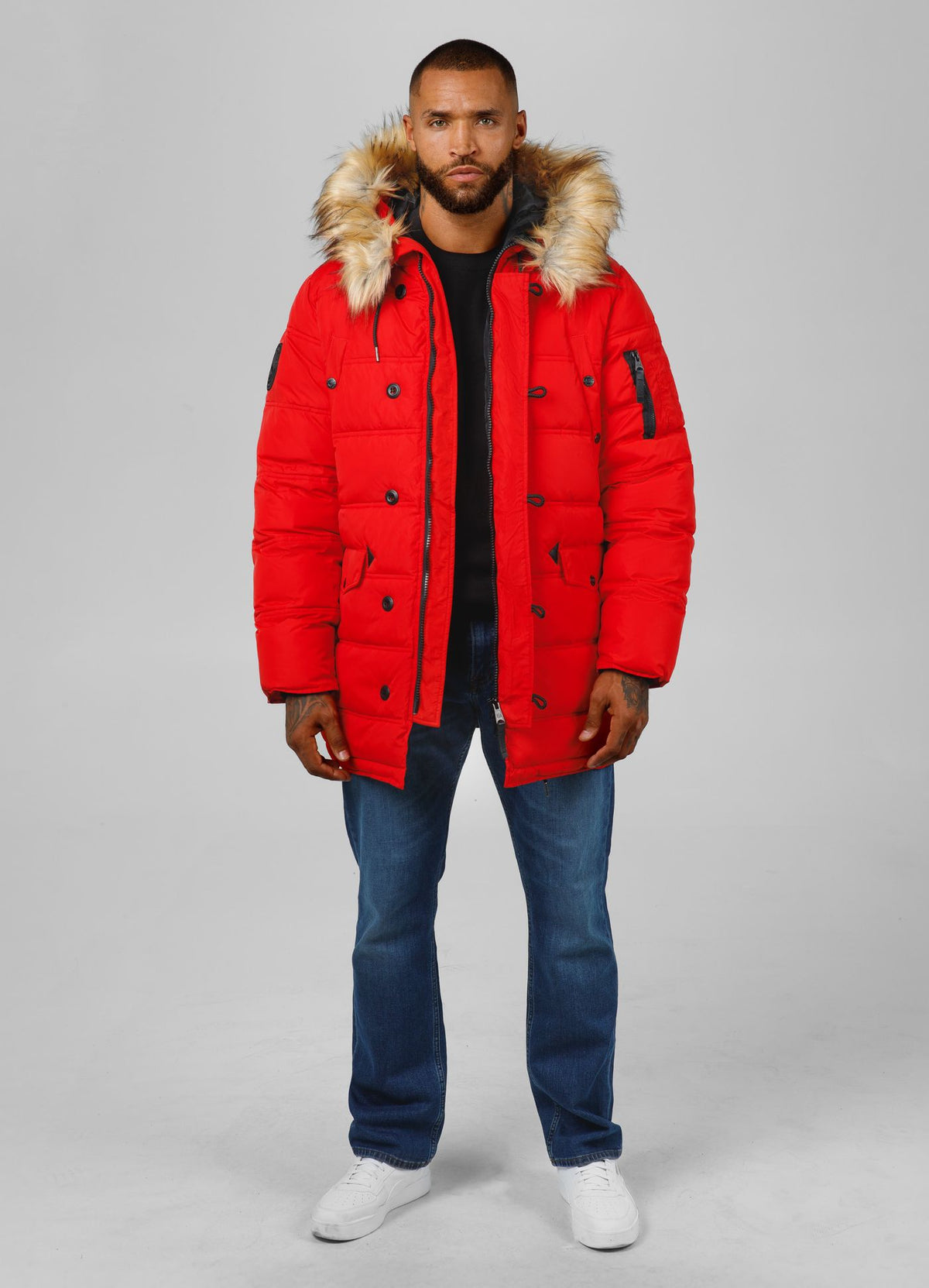 Quilted winter parka jacket with hood KINGSTON II