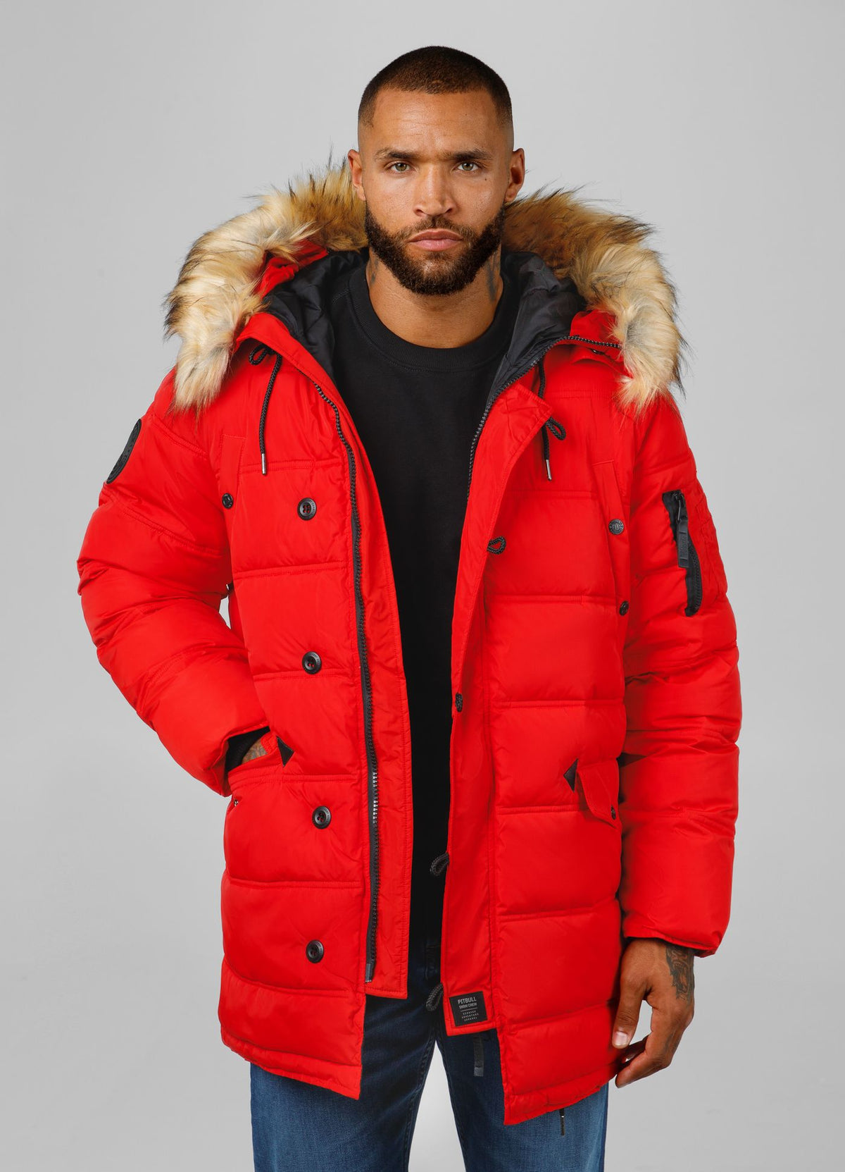 Quilted winter parka jacket with hood KINGSTON II